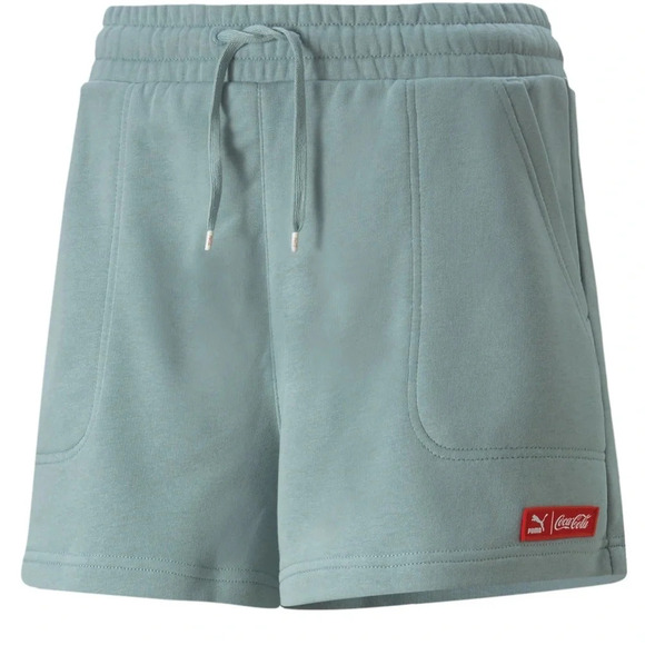 Puma Pants - Coca-Cola X Puma Women's Slate Shorts size Small